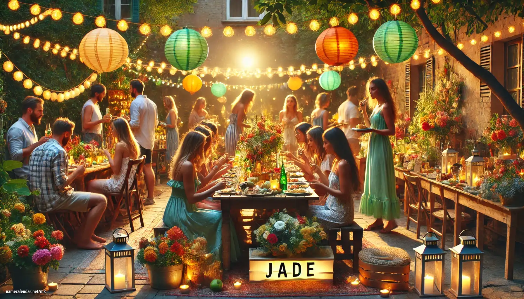 Прослава на именден и име - Jade