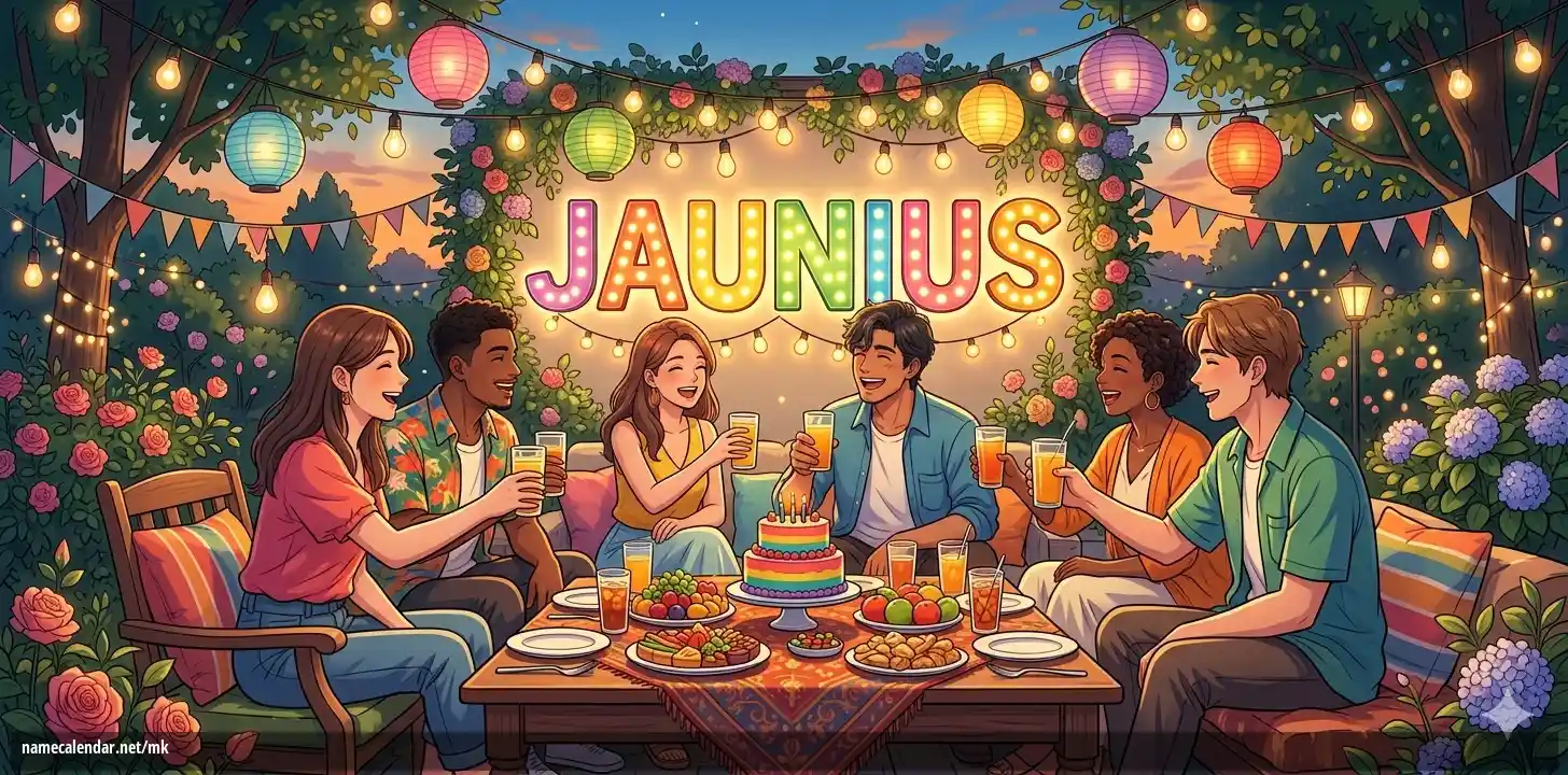 Прослава на именден и име - Jaunius
