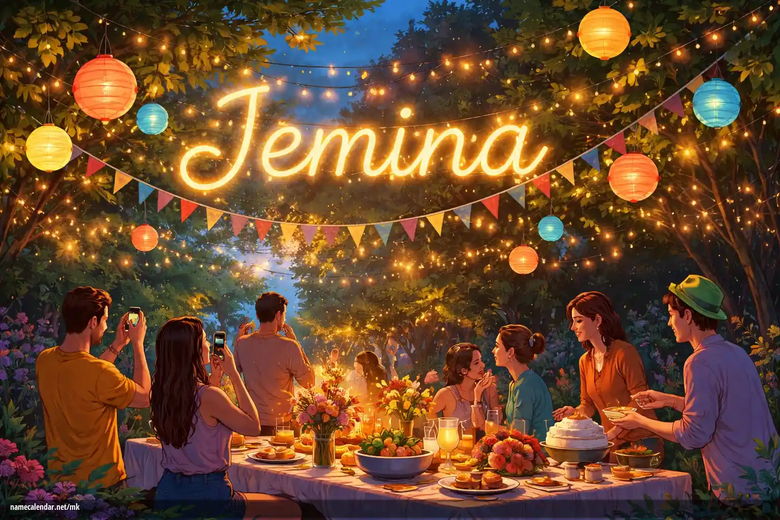 Прослава на именден и име - Jemina