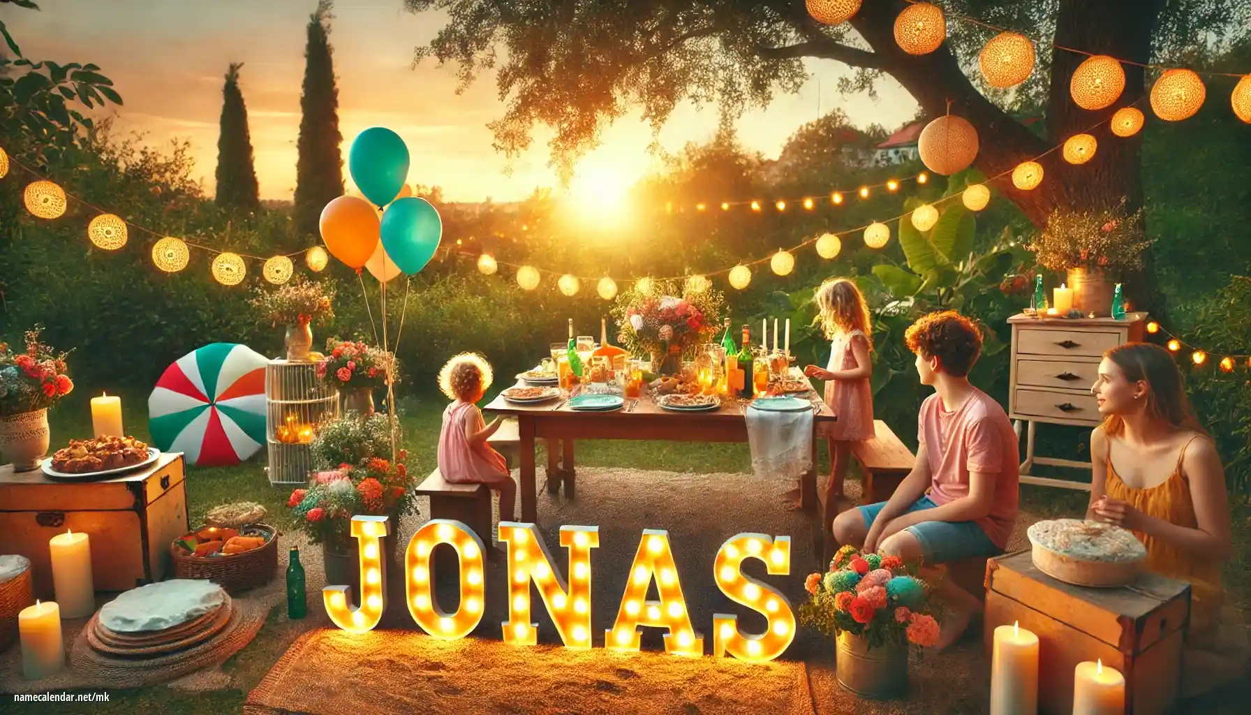 Прослава на именден и име - Jonas