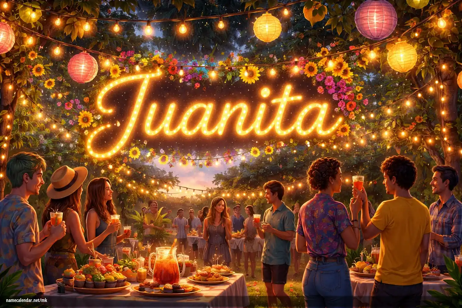 Прослава на именден и име - Juanita