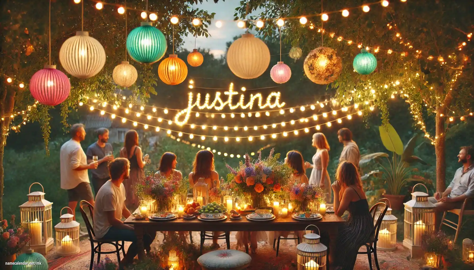 Прослава на именден и име - Justina