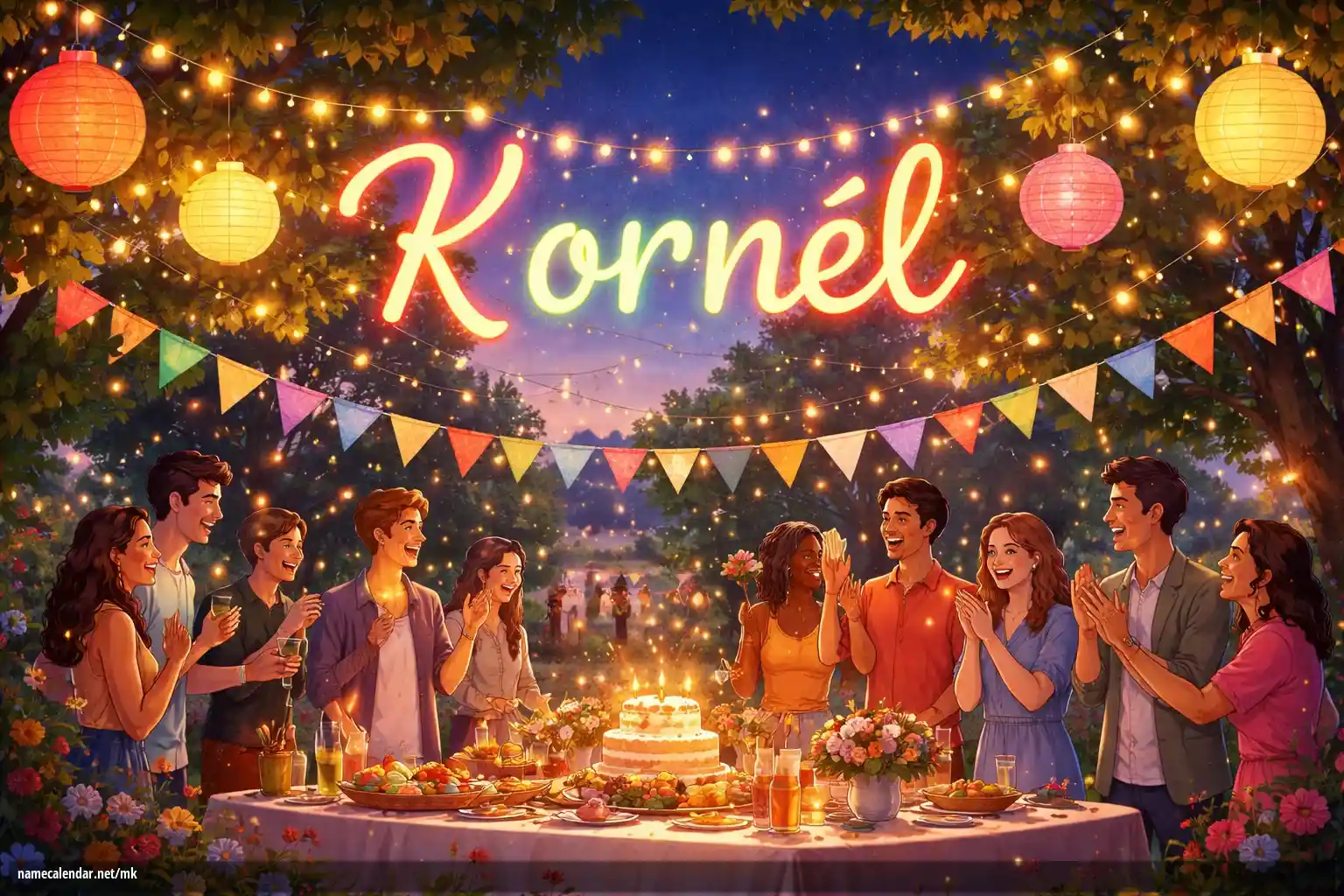 Прослава на именден и име - Kornél