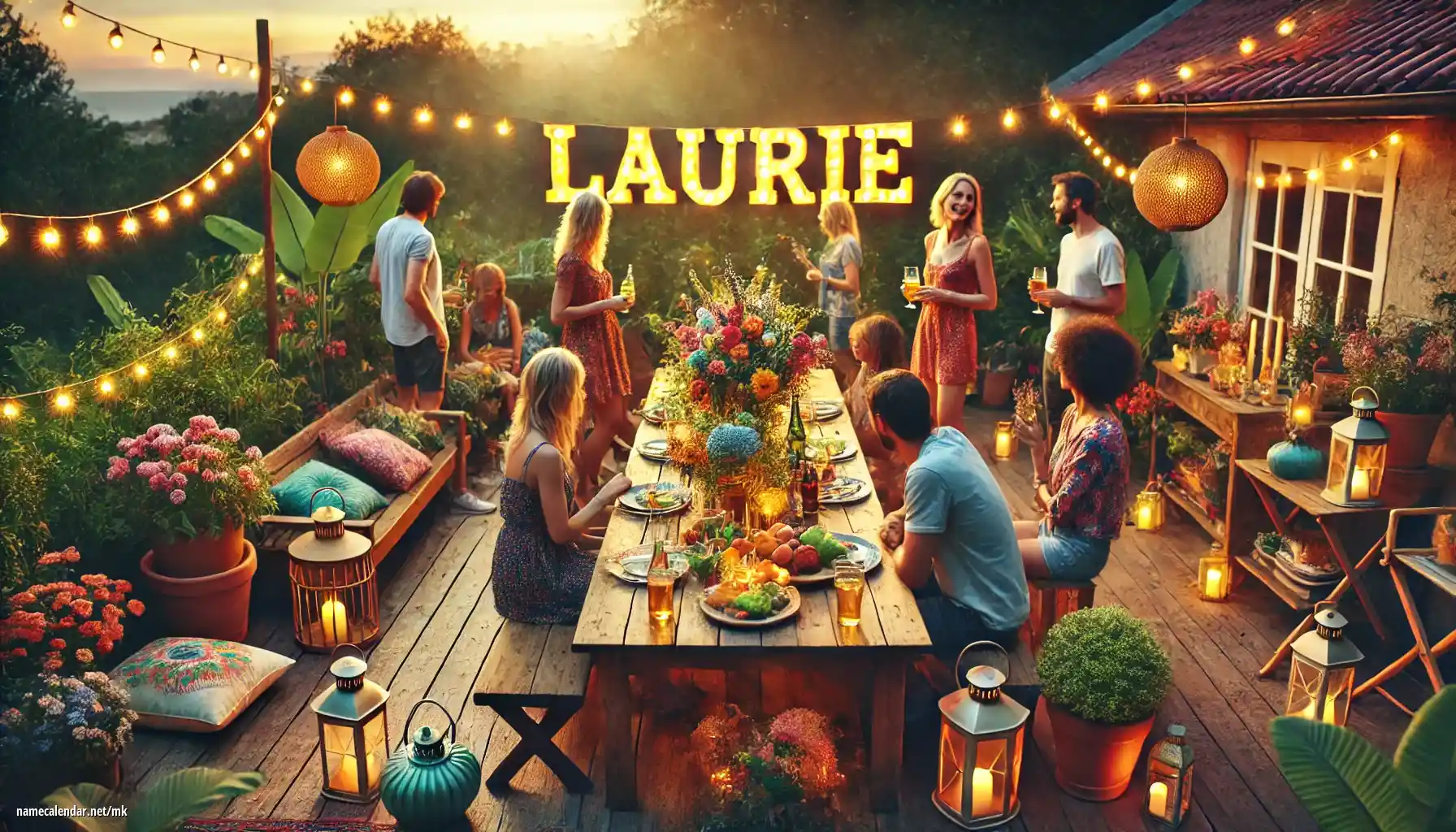 Прослава на именден и име - Laurie