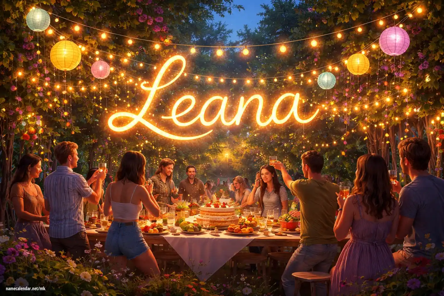 Прослава на именден и име - Leana