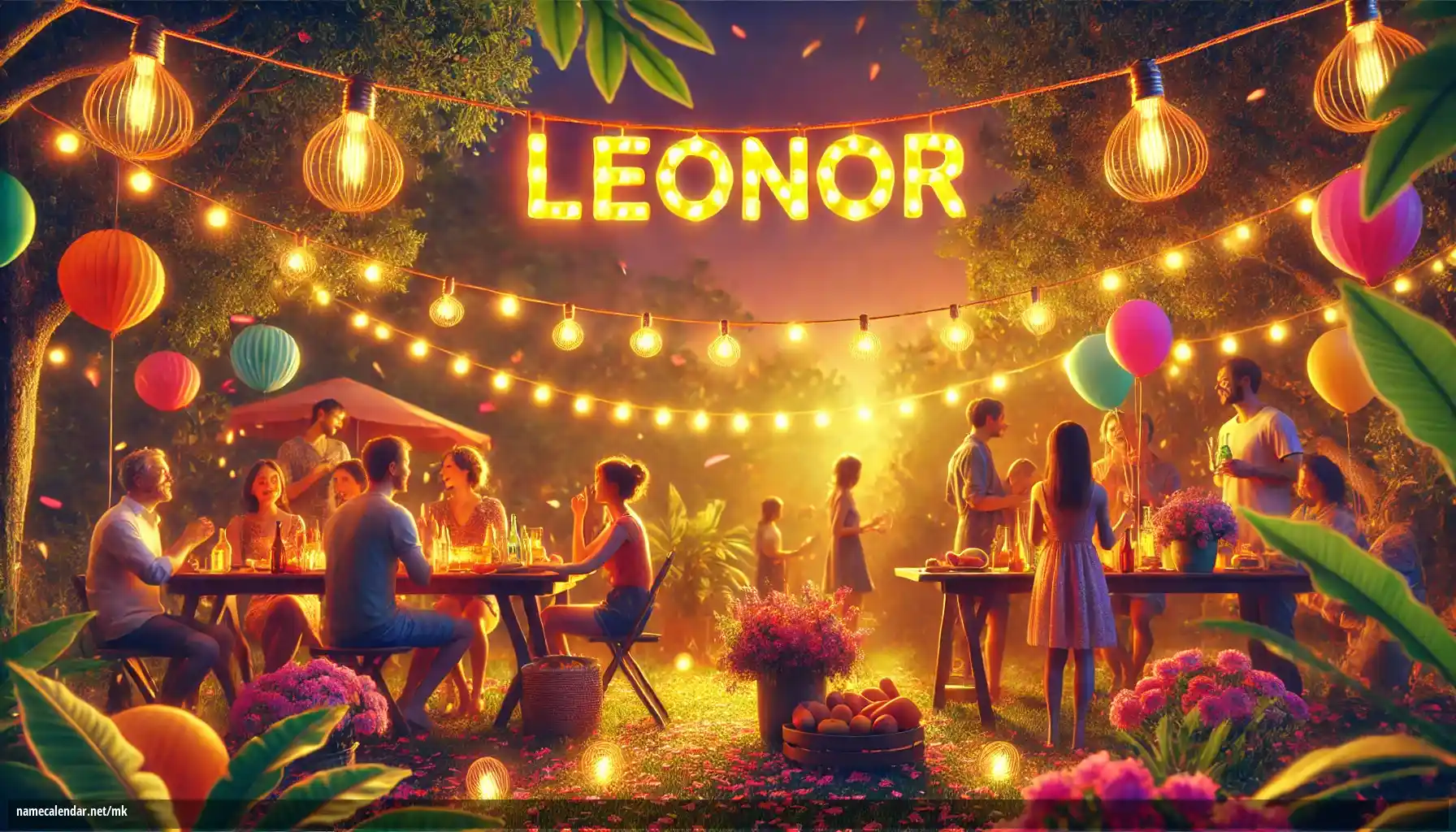 Прослава на именден и име - Leonor