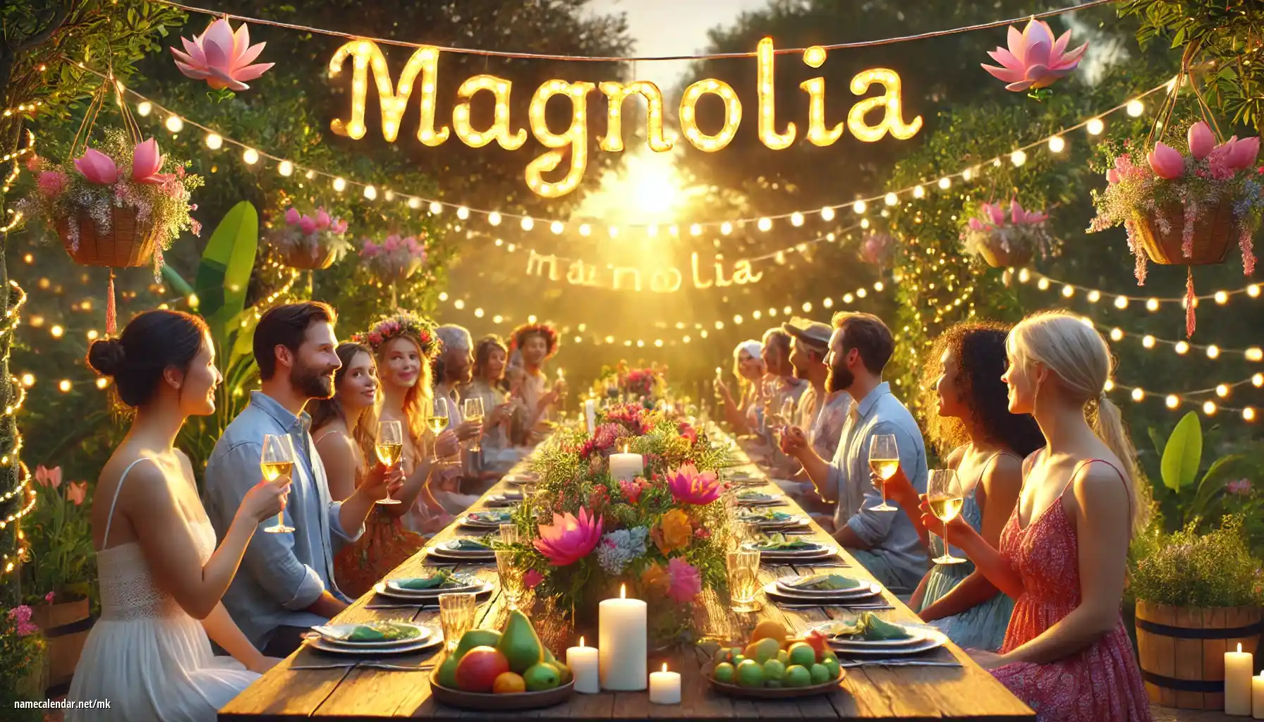 Прослава на именден и име - Magnolia