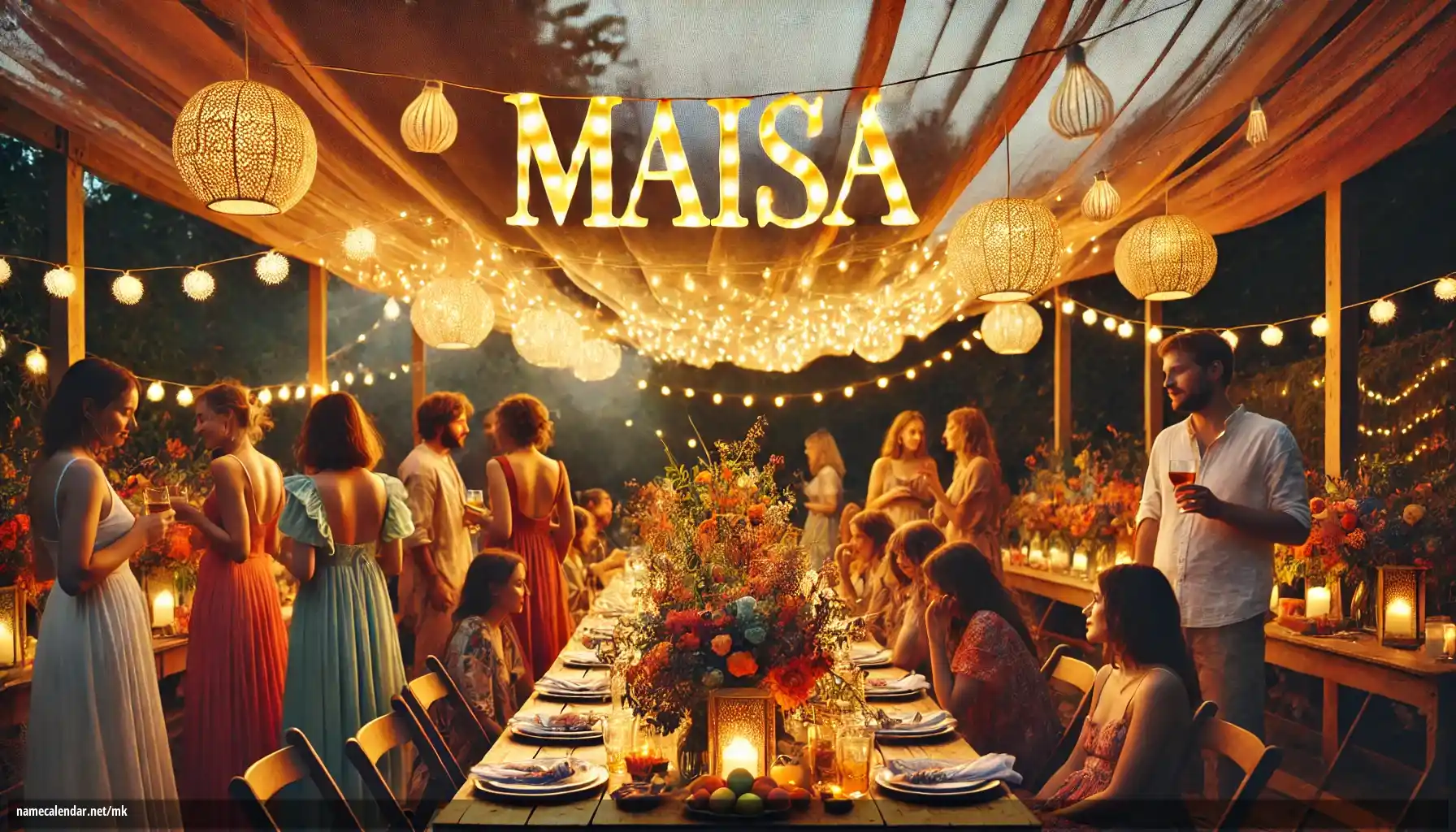 Прослава на именден и име - Maisa