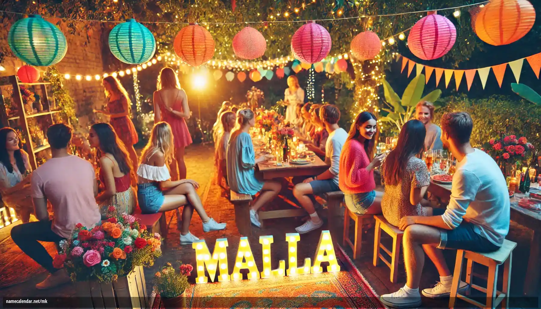 Прослава на именден и име - Malla