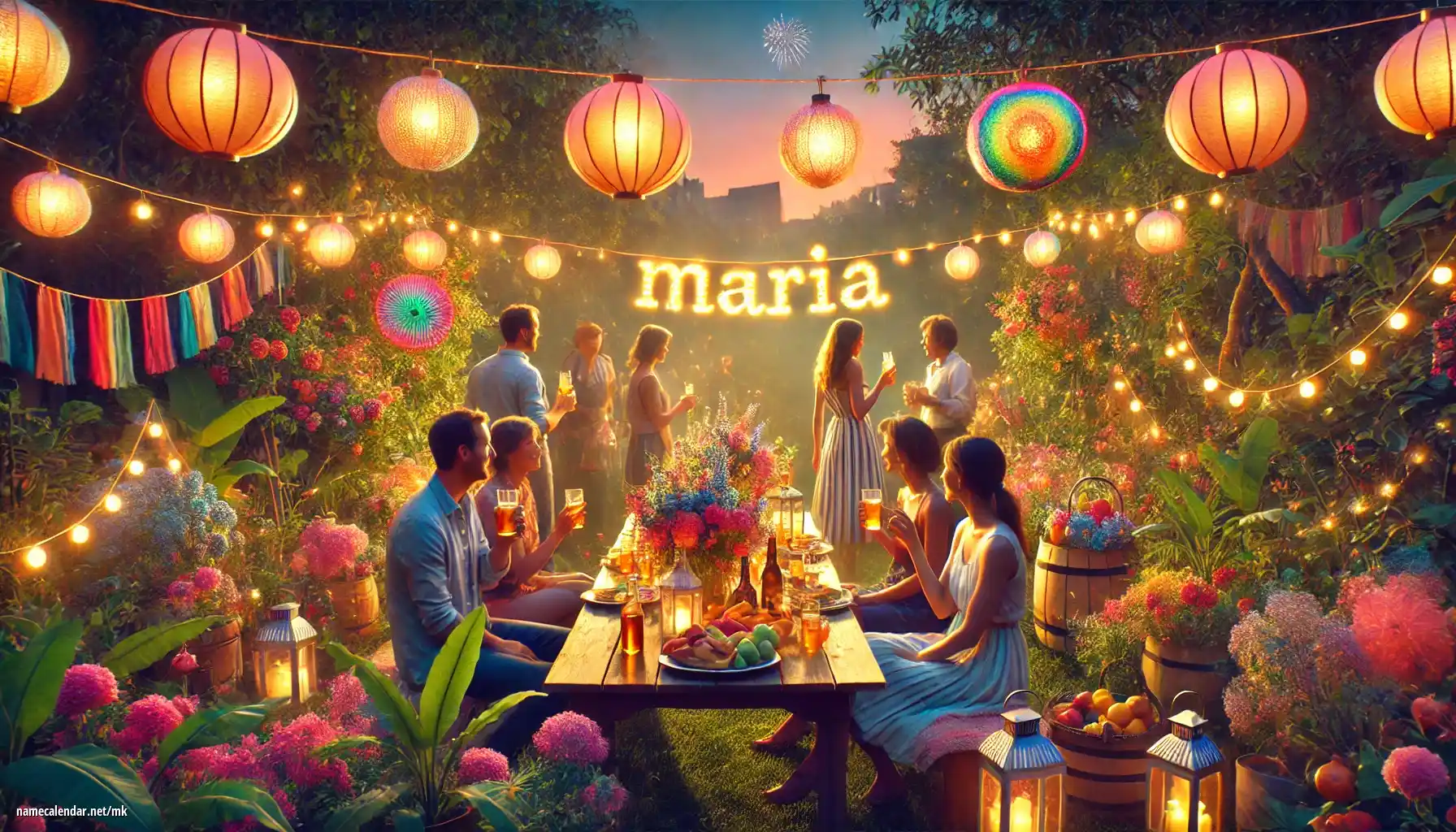 Прослава на именден и име - María