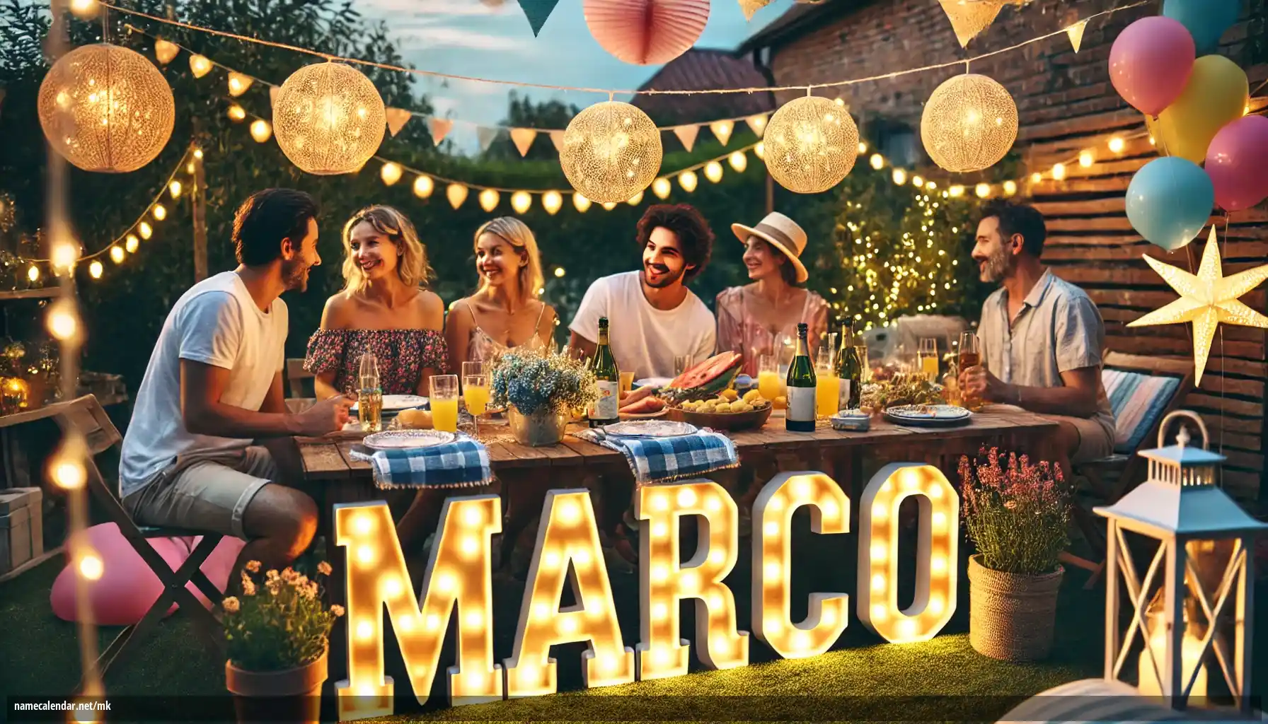 Прослава на именден и име - Marco