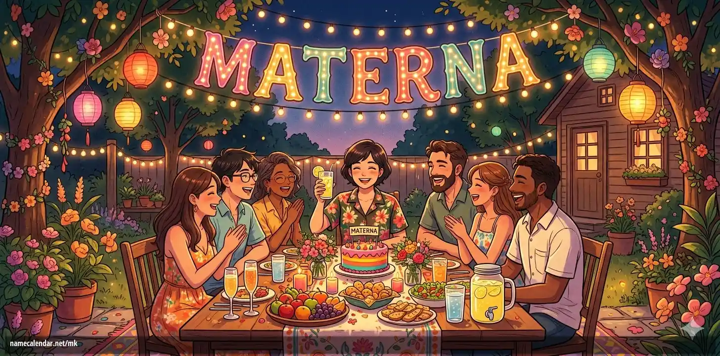 Прослава на именден и име - Materna