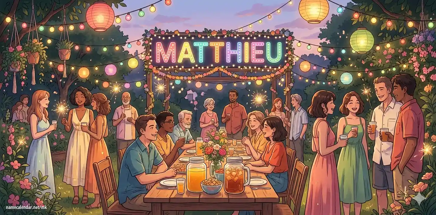 Прослава на именден и име - Matthieu