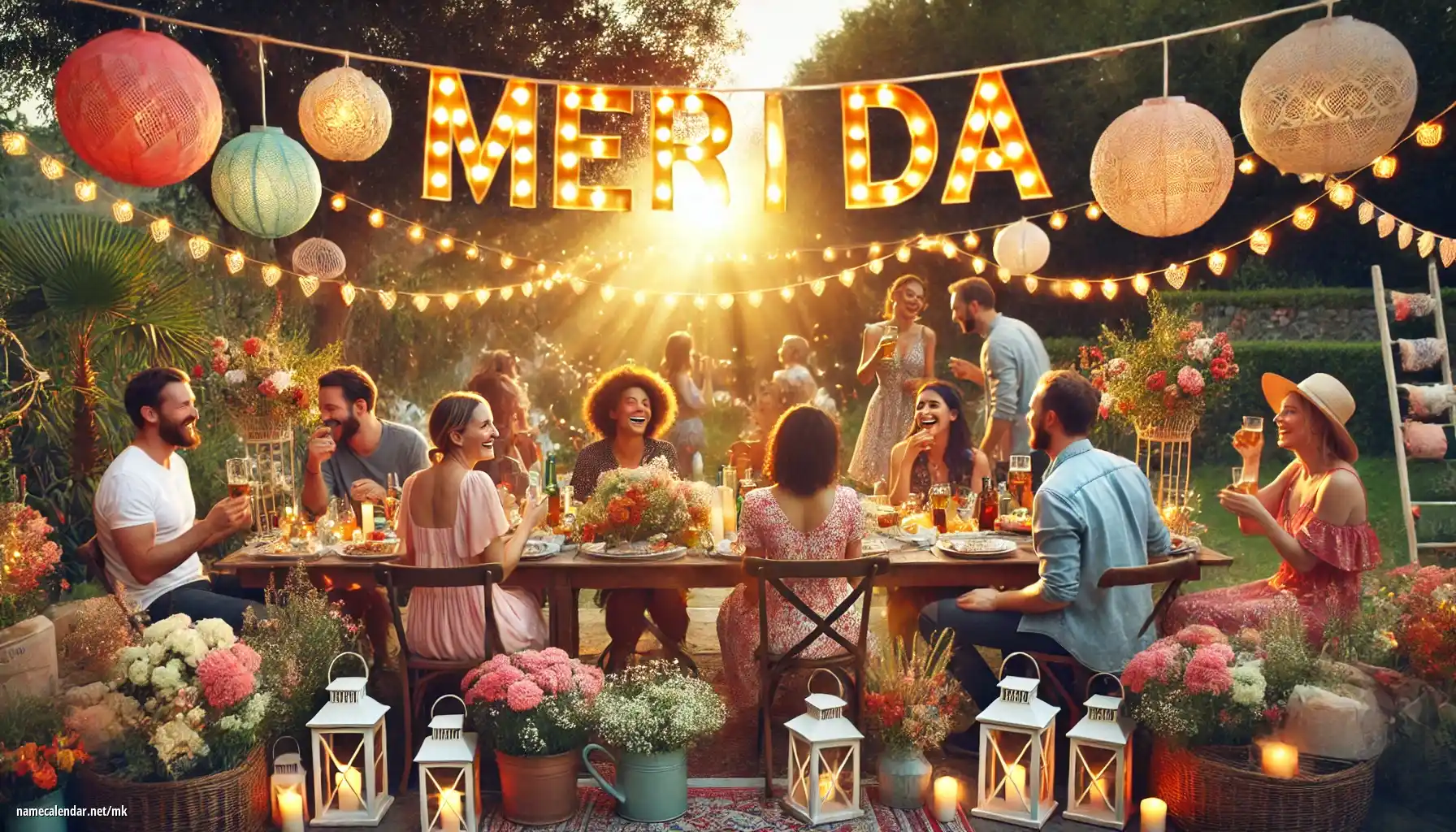 Прослава на именден и име - Merida