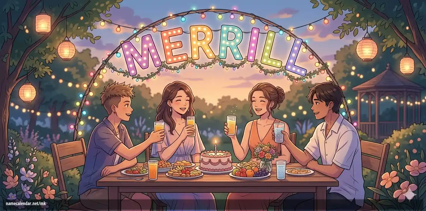 Прослава на именден и име - Merrill