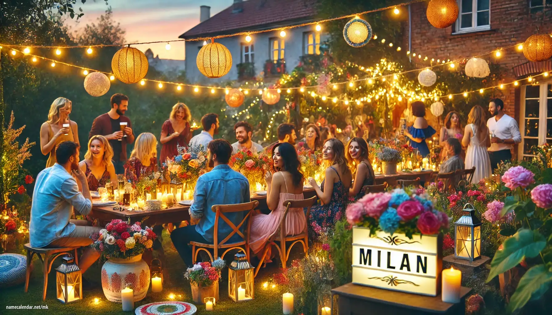 Прослава на именден и име - Milan