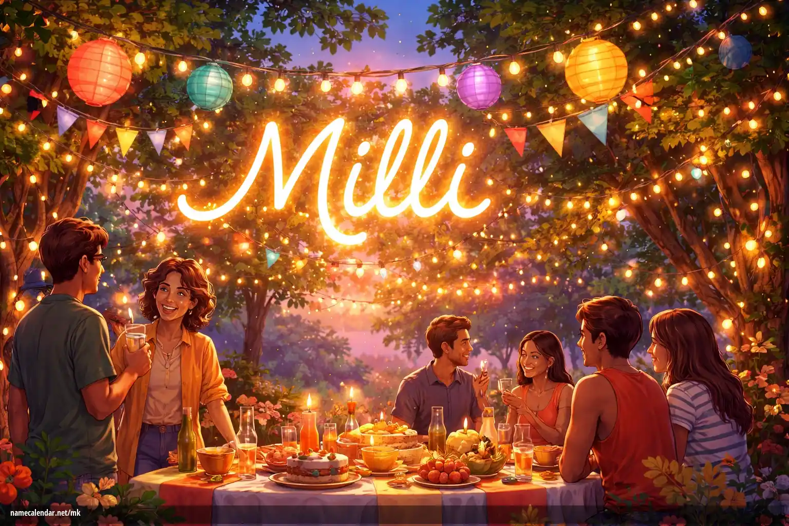 Прослава на именден и име - Milli