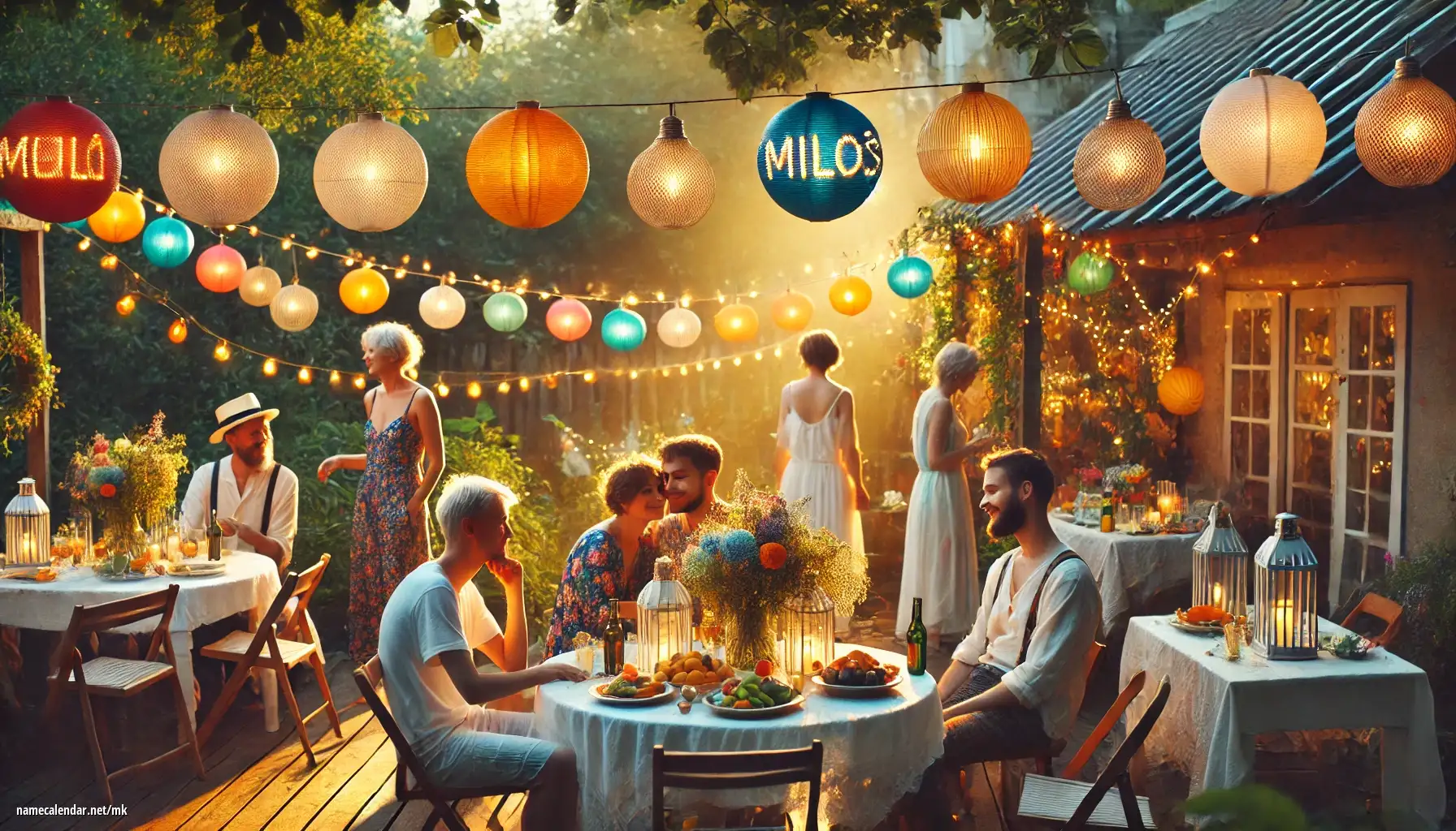 Прослава на именден и име - Milos