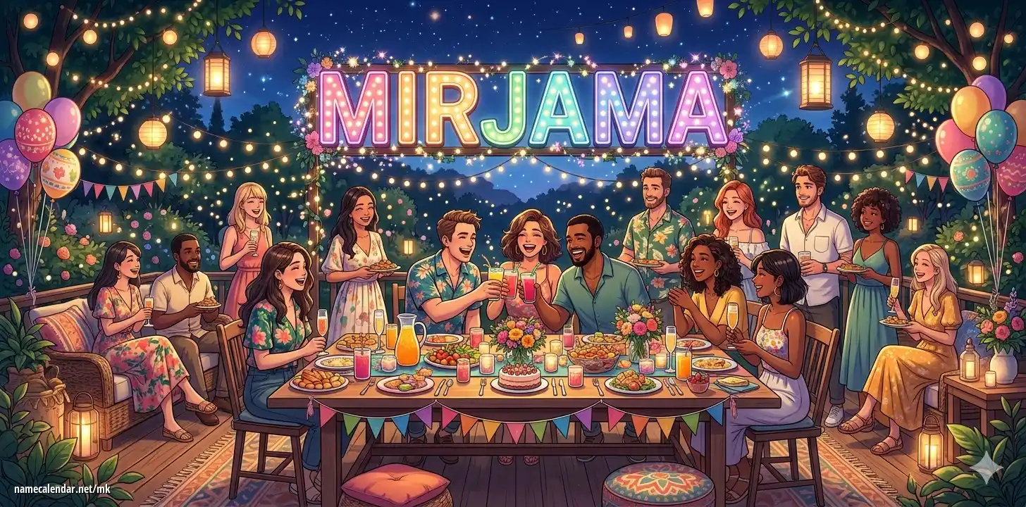 Прослава на именден и име - Mirjama