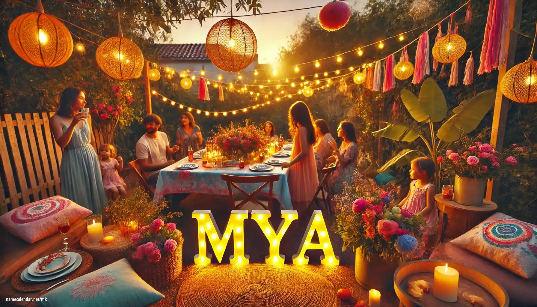 Прослава на именден и име - Mya