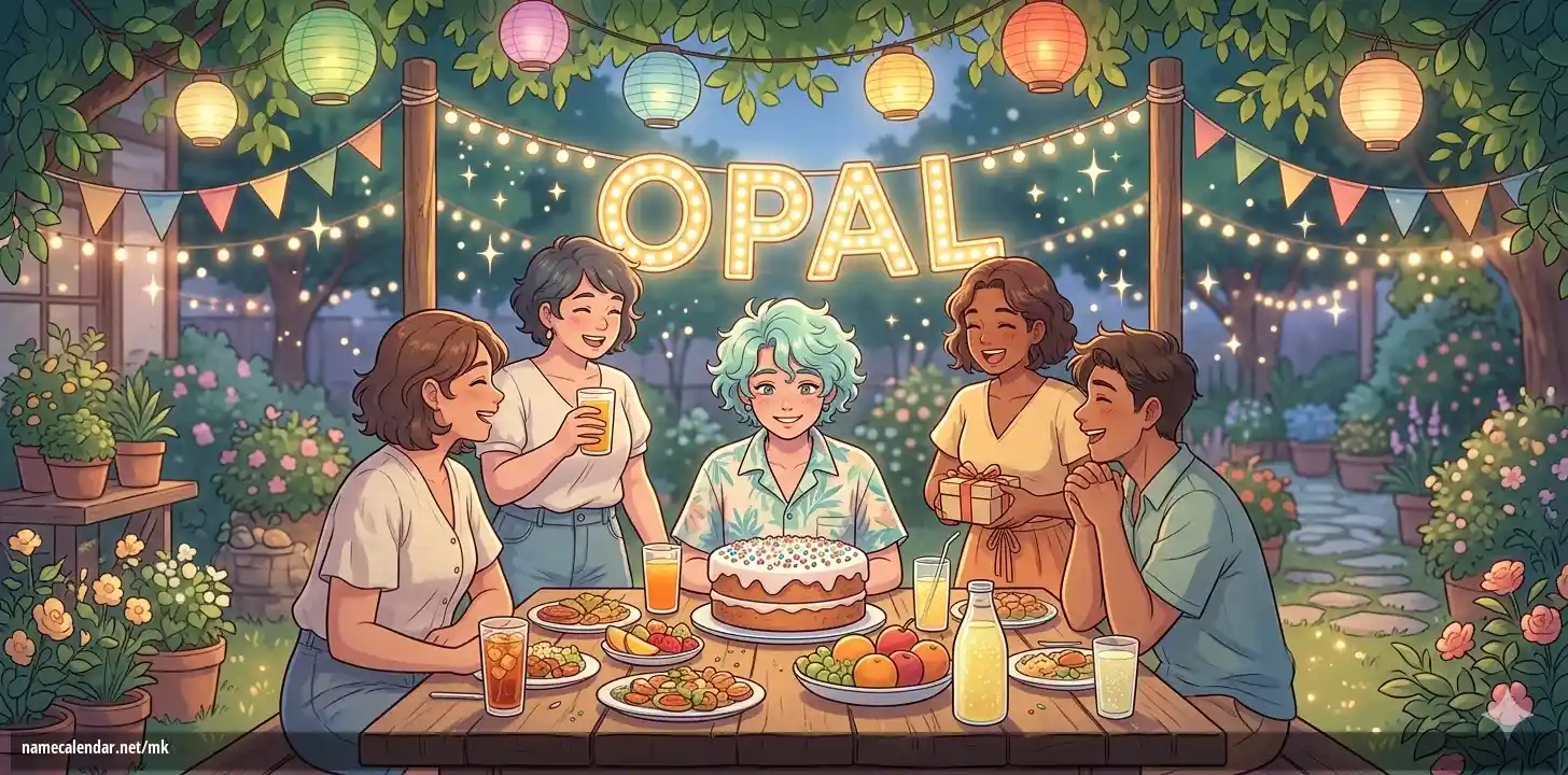 Прослава на именден и име - Opal