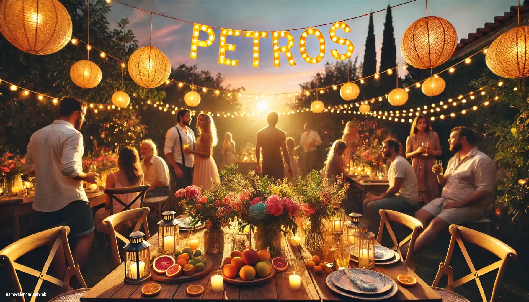 Прослава на именден и име - Petros