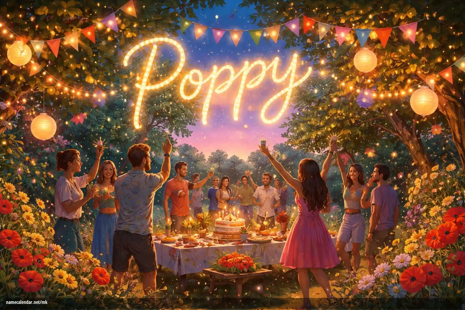 Прослава на именден и име - Poppy