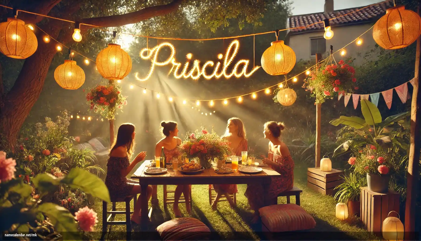 Прослава на именден и име - Priscila