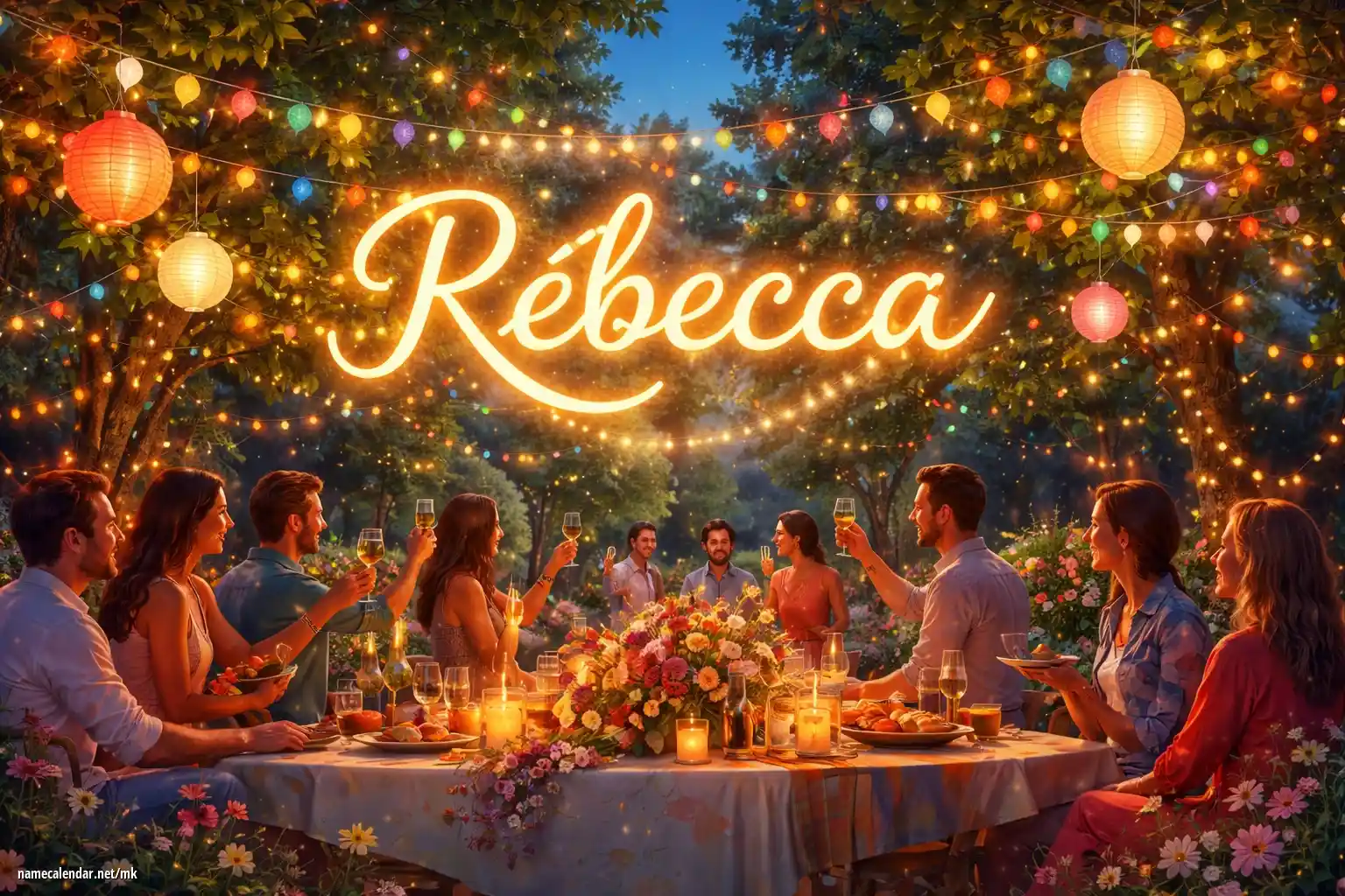 Прослава на именден и име - Rébecca