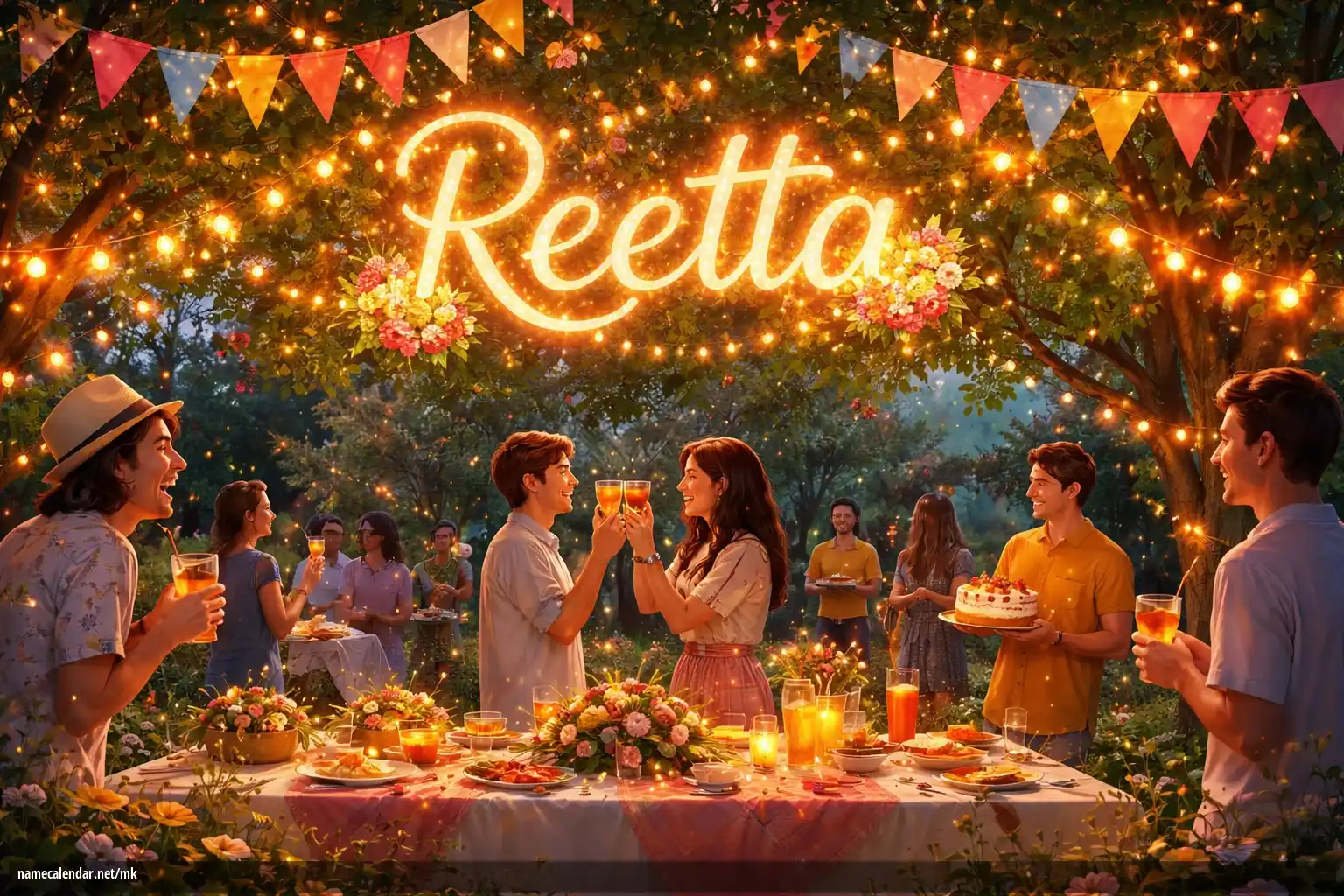 Прослава на именден и име - Reetta