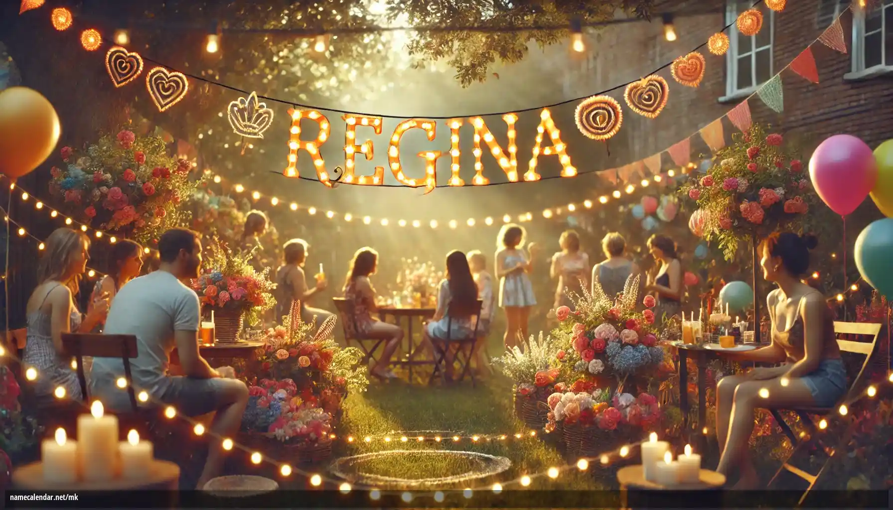 Прослава на именден и име - Regína