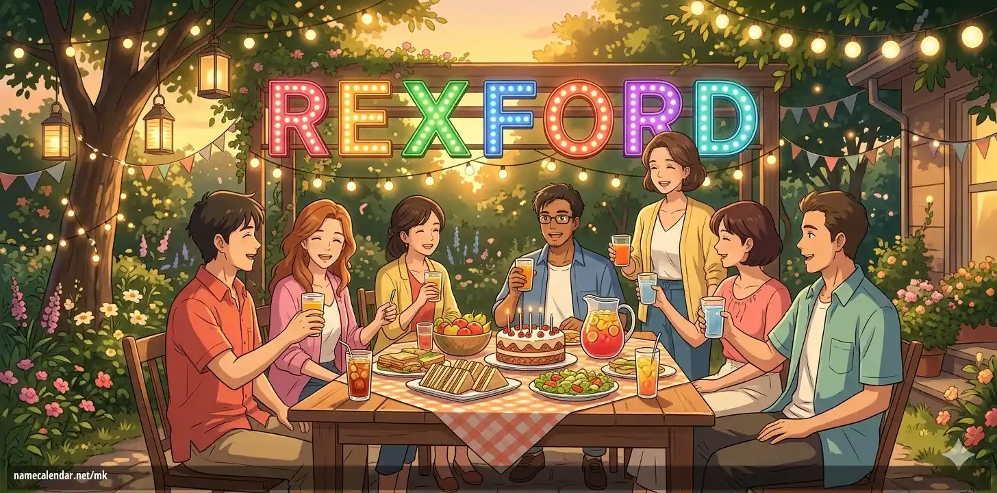 Прослава на именден и име - Rexford