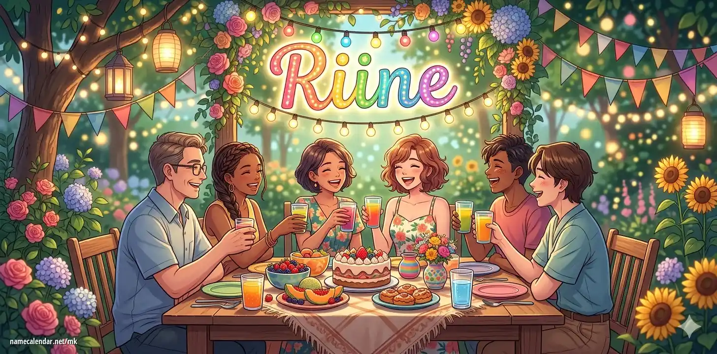 Прослава на именден и име - Riine