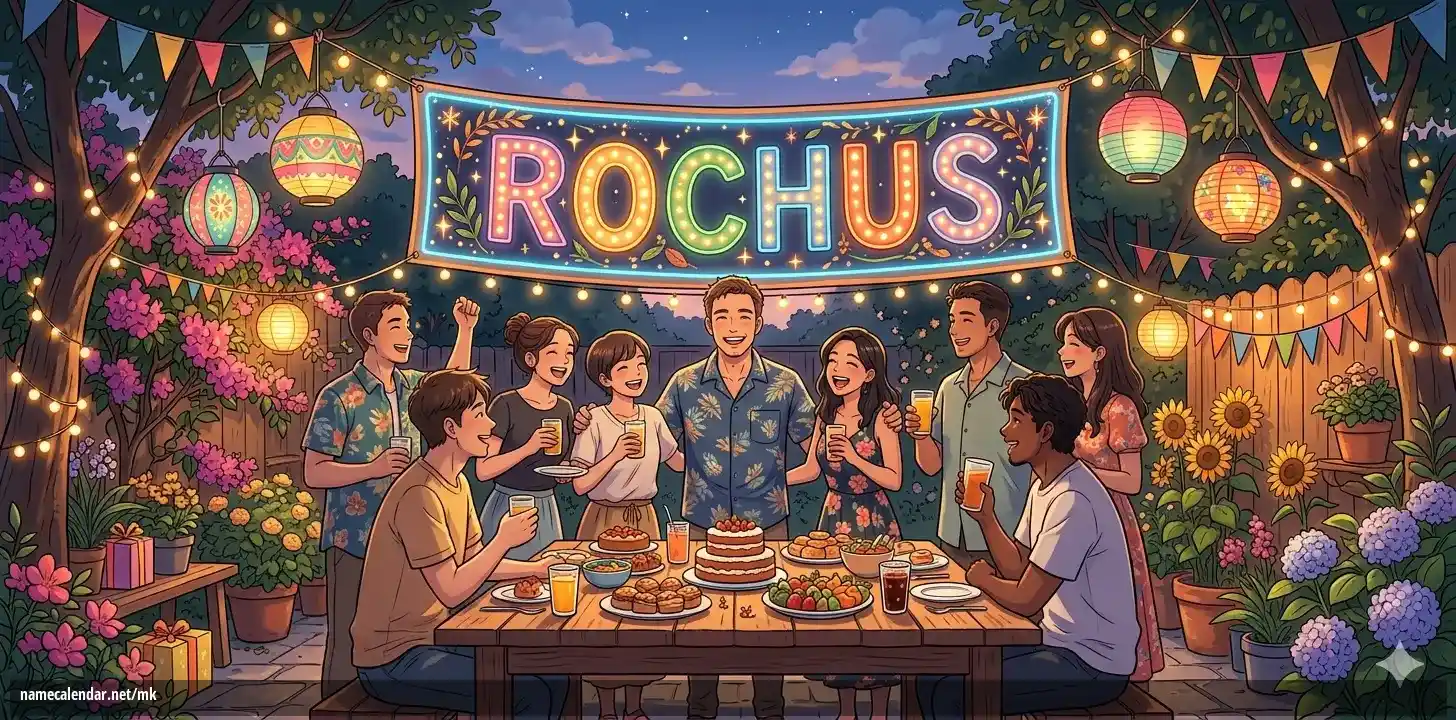 Прослава на именден и име - Rochus