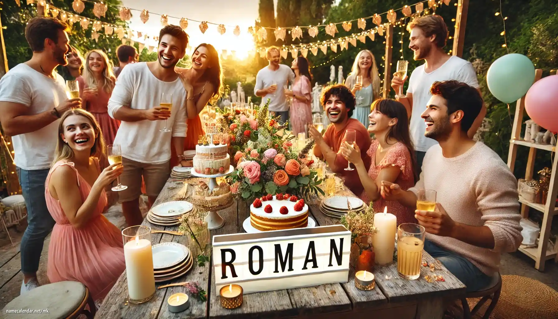 Прослава на именден и име - Roman
