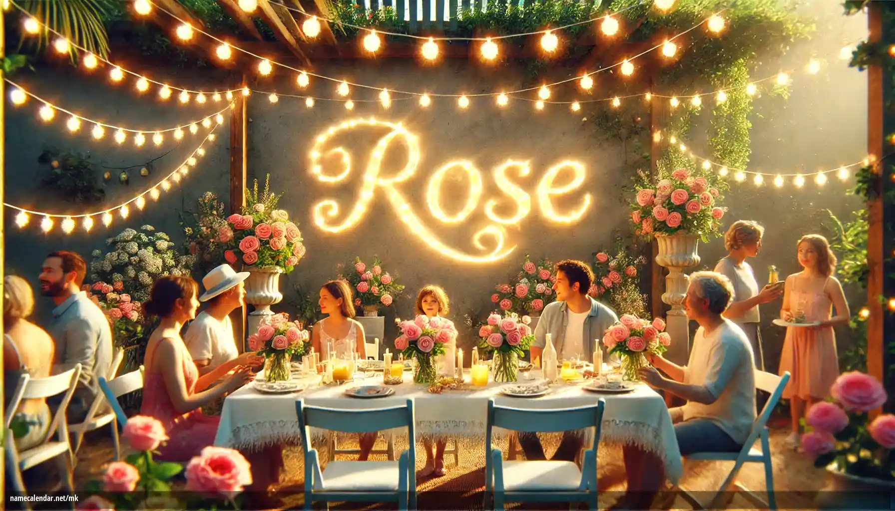 Прослава на именден и име - Rose