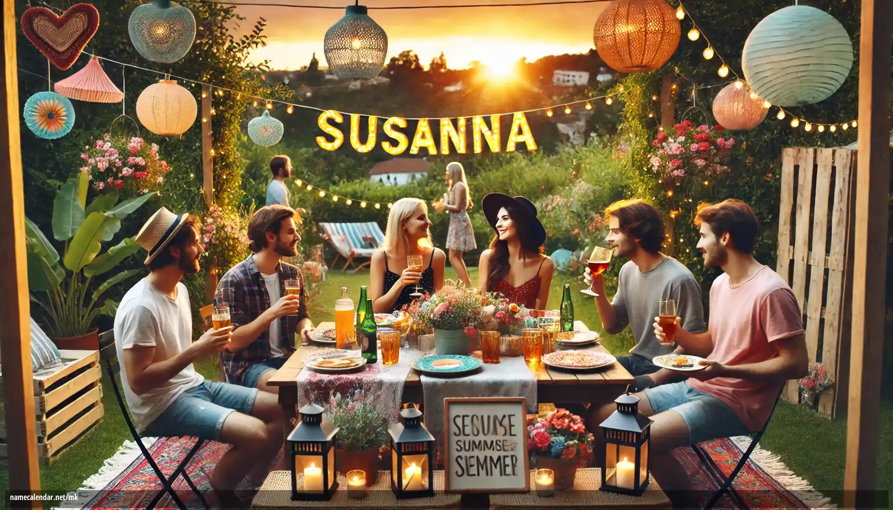 Прослава на именден и име - Susanna