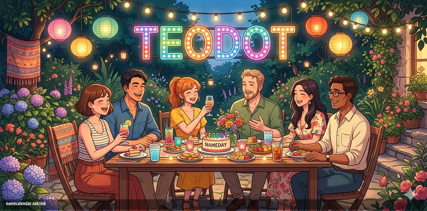 Прослава на именден и име - Teodot