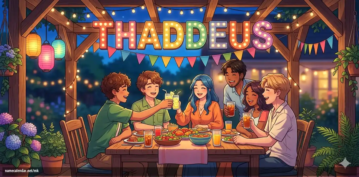Прослава на именден и име - Thaddeus