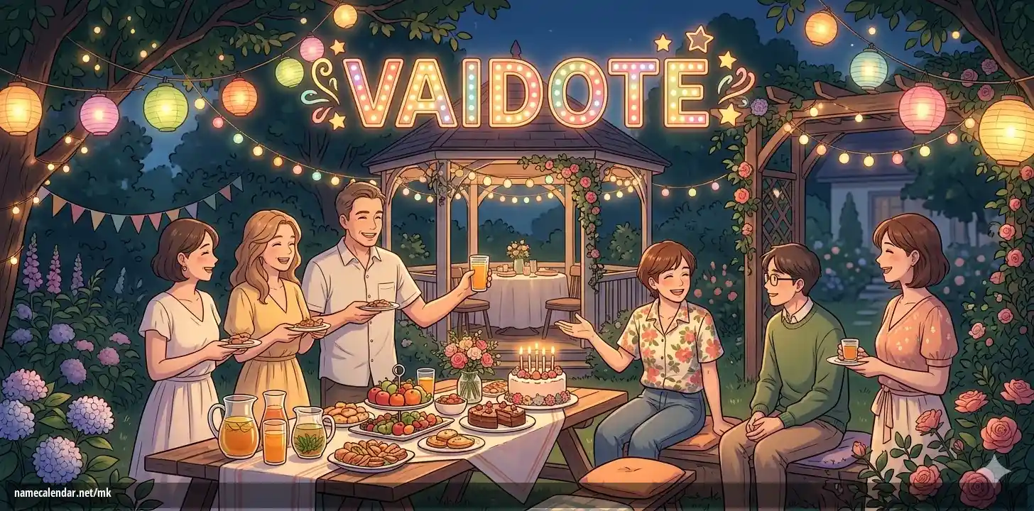 Прослава на именден и име - Vaidote