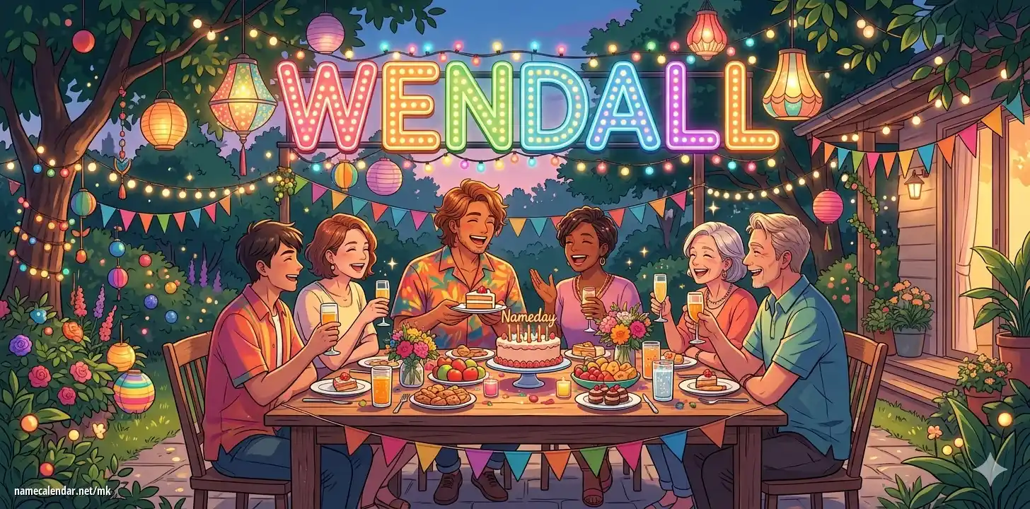Прослава на именден и име - Wendall