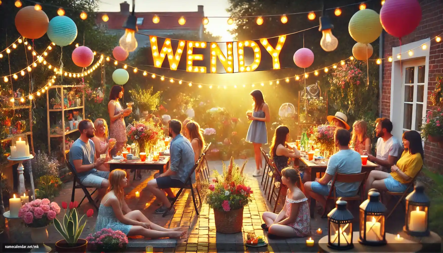 Прослава на именден и име - Wendy