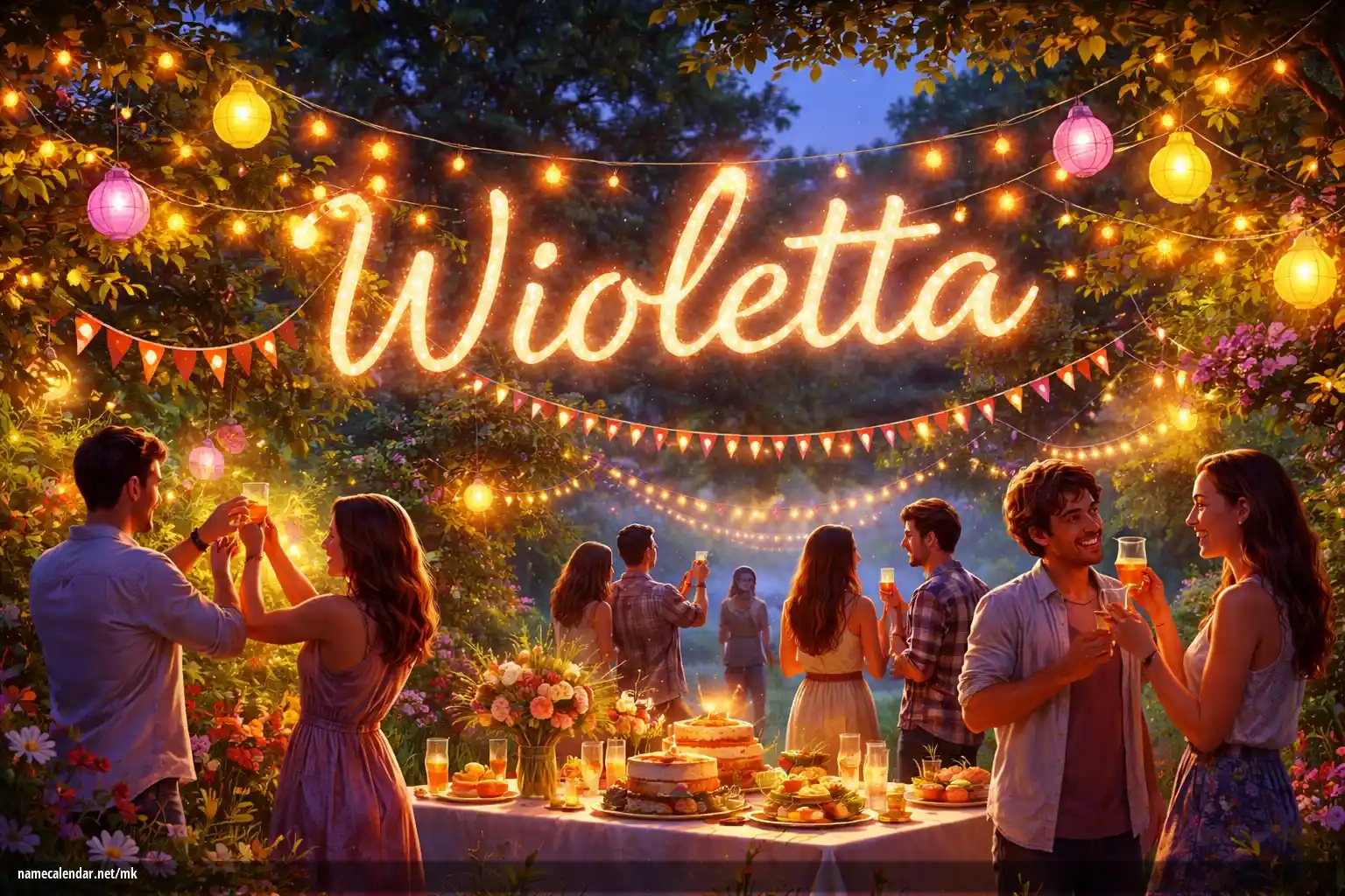 Прослава на именден и име - Wioletta