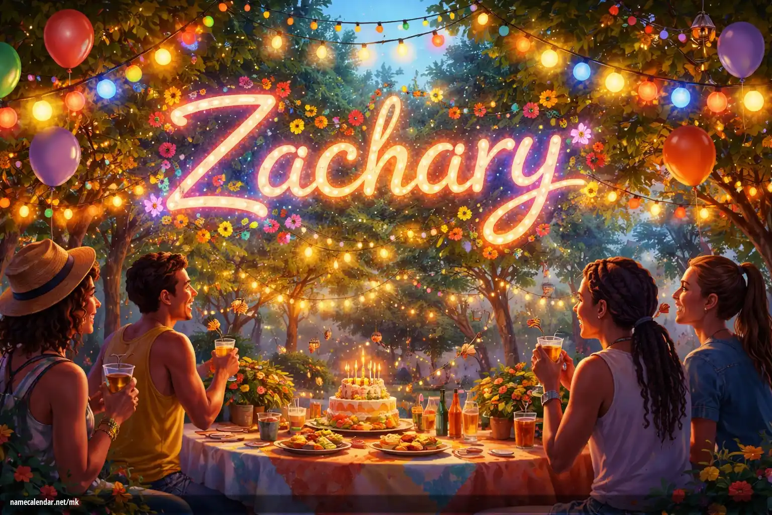 Прослава на именден и име - Zachary