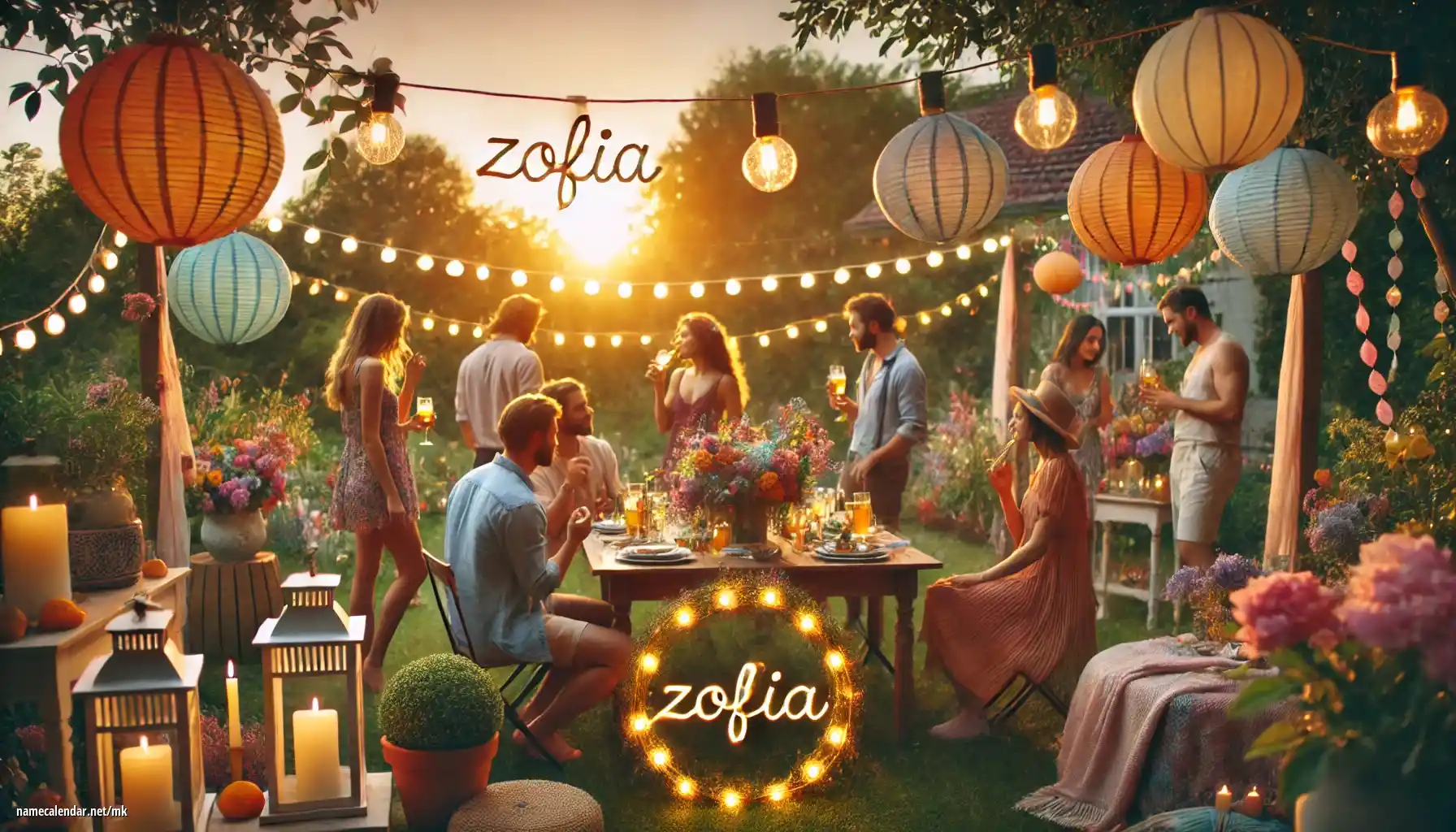 Прослава на именден и име - Zofia