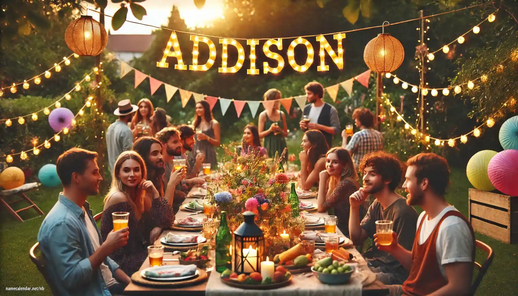 Feiring av navnedag og navn - Addison