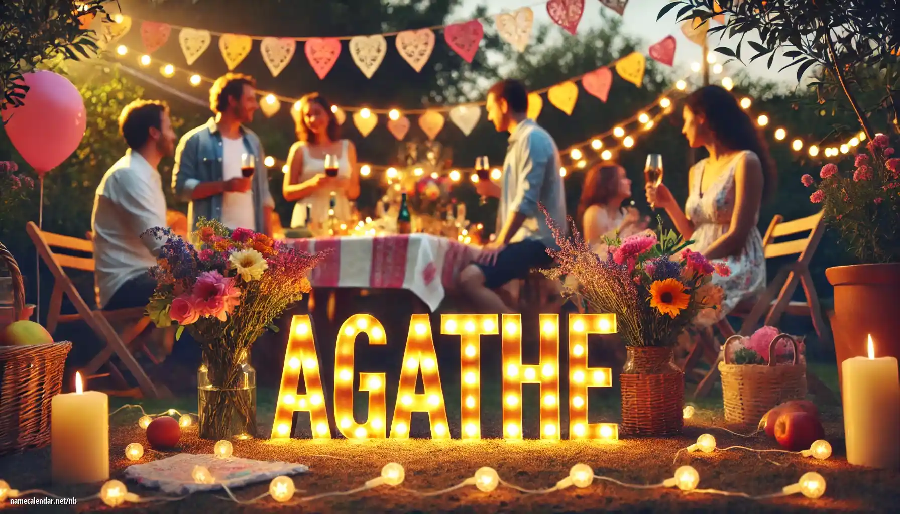 Feiring av navnedag og navn - Agathe