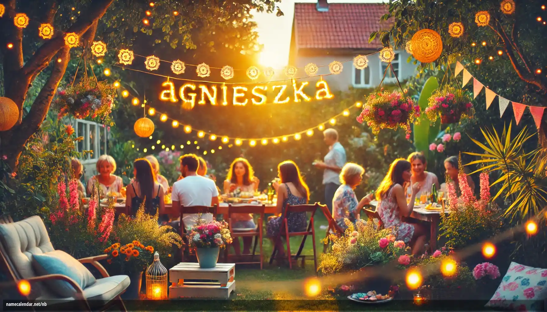 Feiring av navnedag og navn - Agnieszka