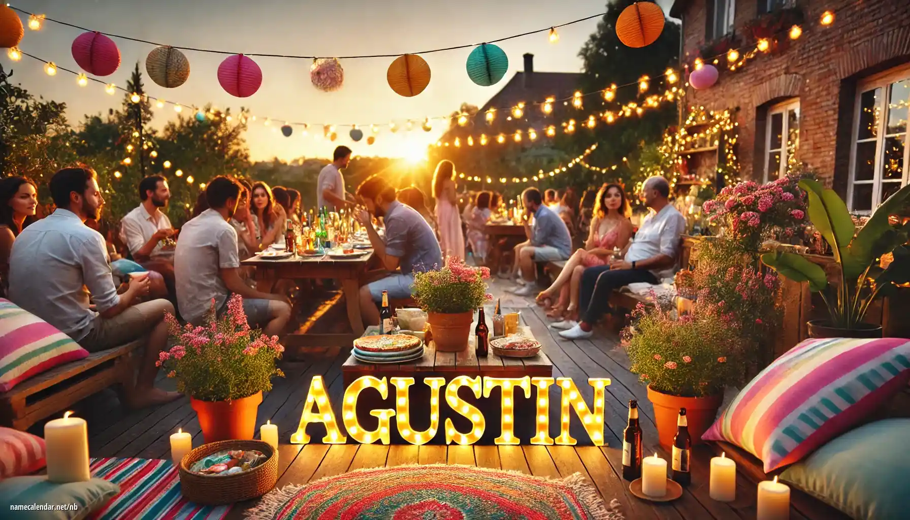 Feiring av navnedag og navn - Agustín