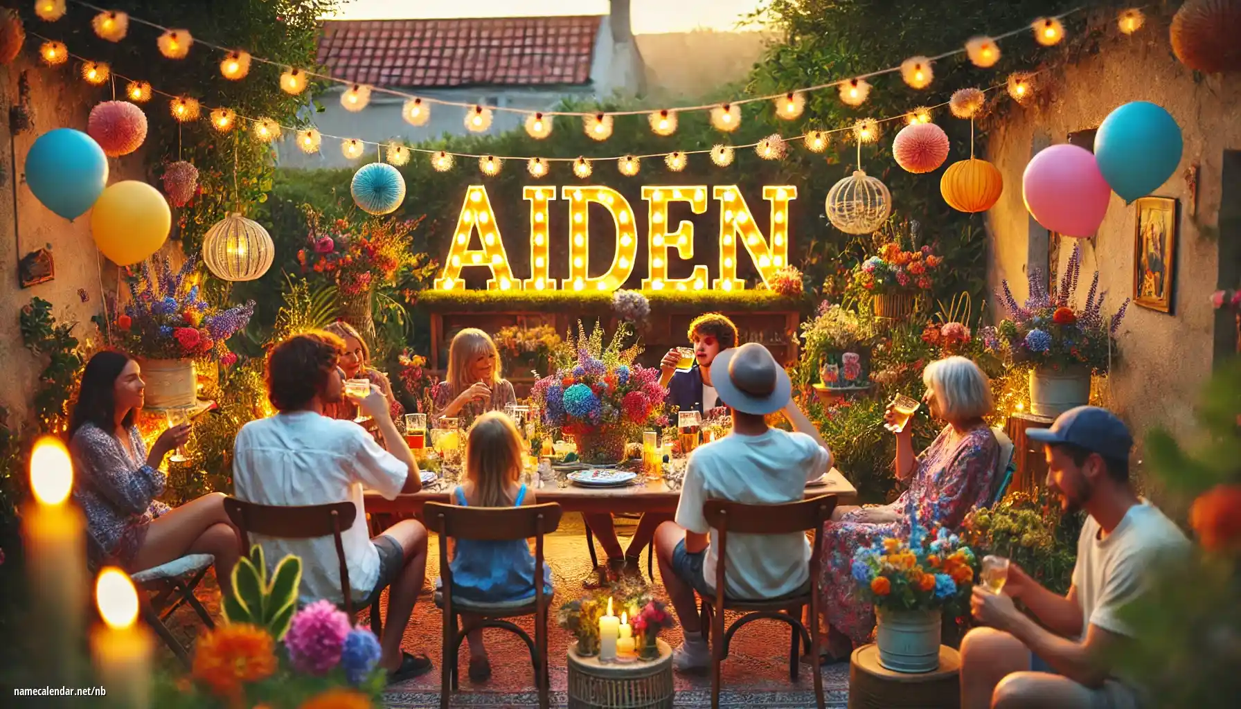 Feiring av navnedag og navn - Aiden